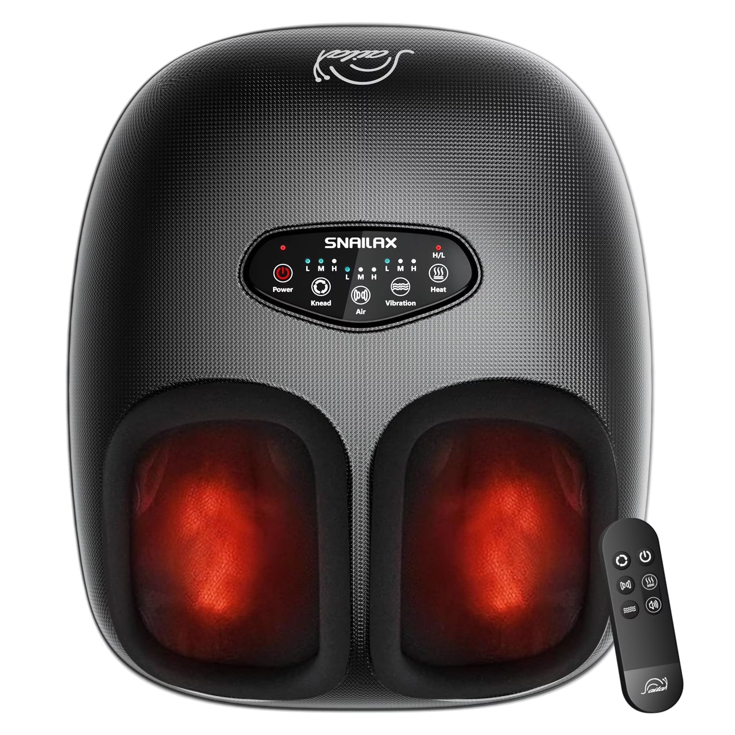 Foot Massager with Heat for Neuropathy & Tired Feet, Deep Kneading & Compression for Pain Relief